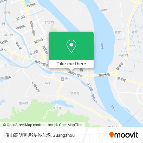 佛山高明客运站-停车场 map