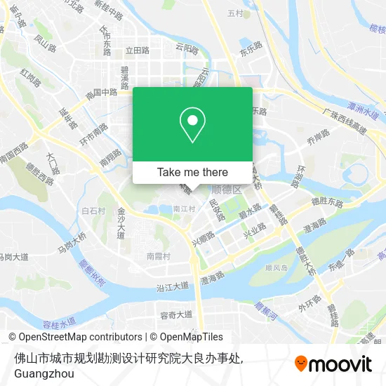 佛山市城市规划勘测设计研究院大良办事处 map
