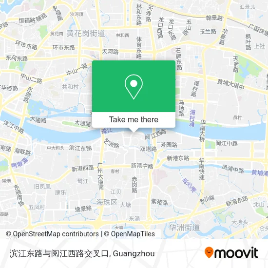 滨江东路与阅江西路交叉口 map