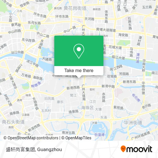 盛轩尚富集团 map