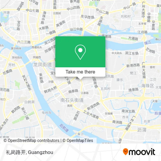 礼岗路开 map