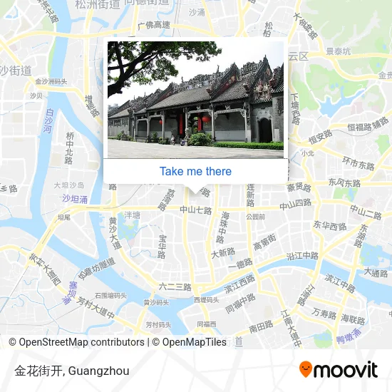金花街开 map