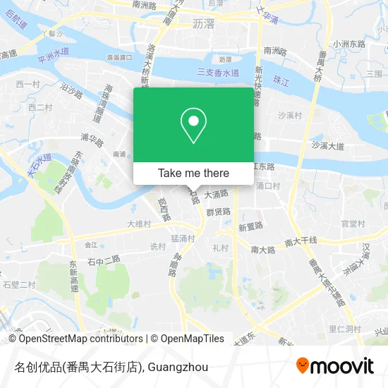 名创优品(番禺大石街店) map