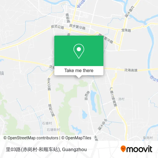 里03路(赤岗村-和顺车站) map