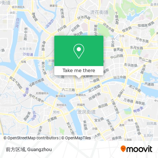 前方区域 map