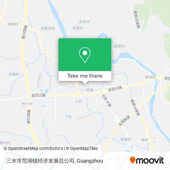 三水市范湖镇经济发展总公司 map