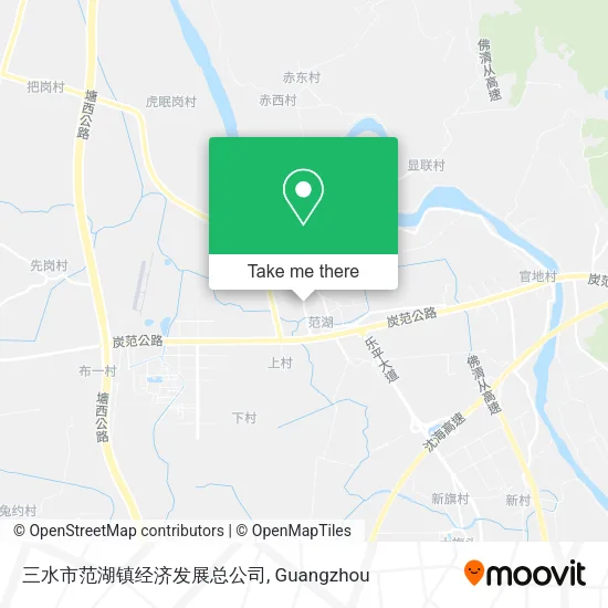 三水市范湖镇经济发展总公司 map