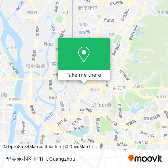 华美苑小区-南1门 map