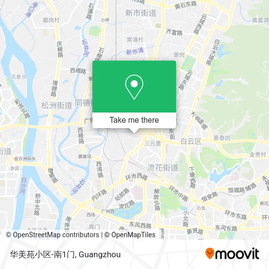 华美苑小区-南1门 map