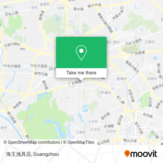 海王渔具店 map