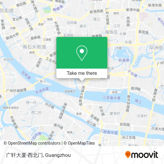 广轩大厦-西北门 map