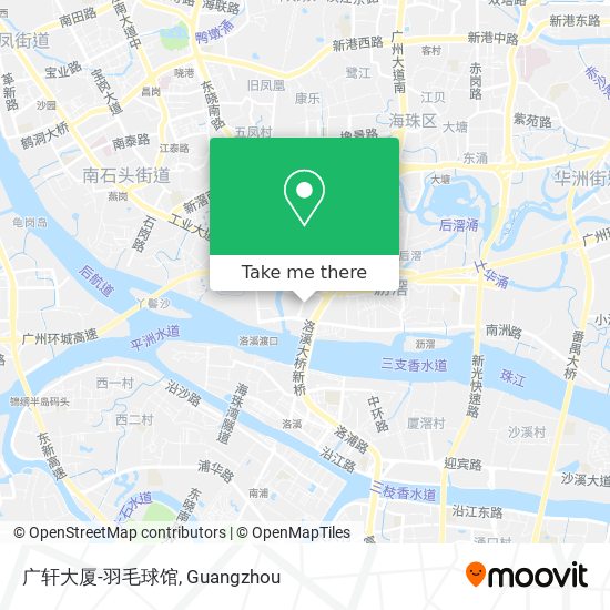 广轩大厦-羽毛球馆 map