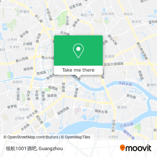 领航1001酒吧 map