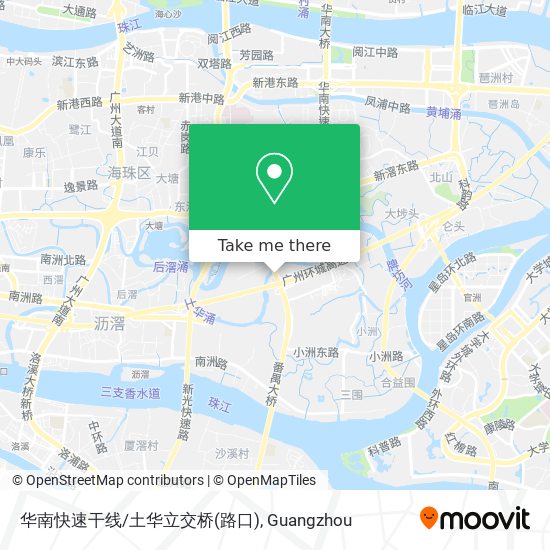 华南快速干线/土华立交桥(路口) map