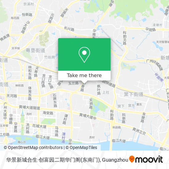 华景新城合生·创富园二期华门阁(东南门) map