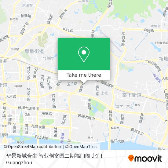 华景新城合生·智业创富园二期福门阁-北门 map