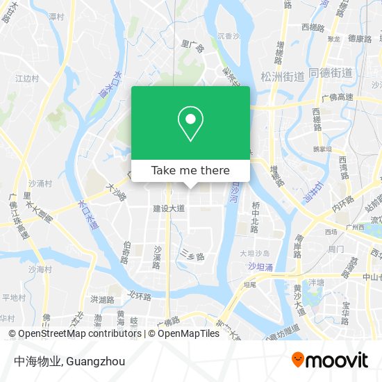 中海物业 map