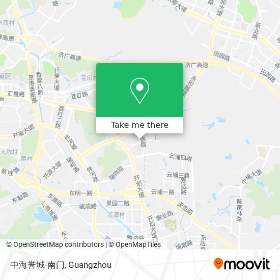 中海誉城-南门 map