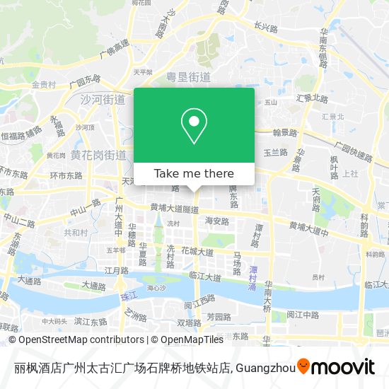 丽枫酒店广州太古汇广场石牌桥地铁站店 map