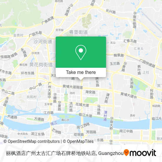 丽枫酒店广州太古汇广场石牌桥地铁站店 map