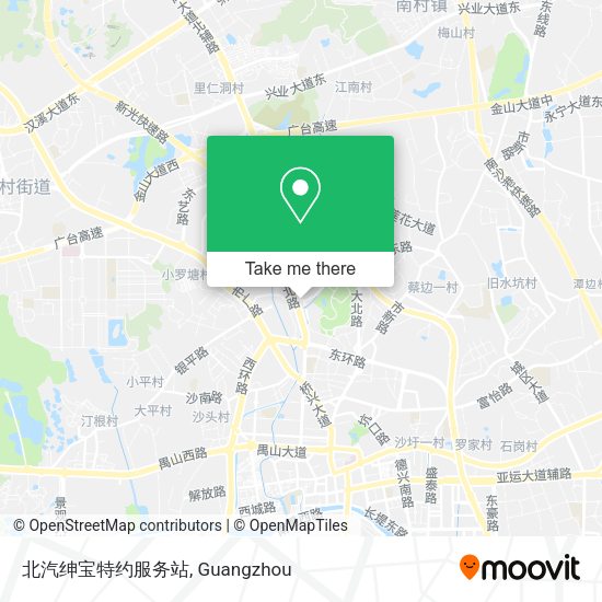 北汽绅宝特约服务站 map