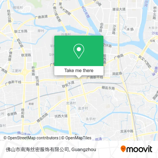 佛山市南海丝密服饰有限公司 map