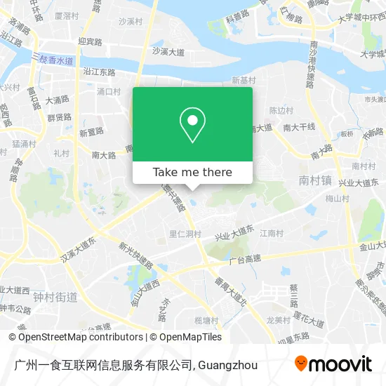 广州一食互联网信息服务有限公司 map