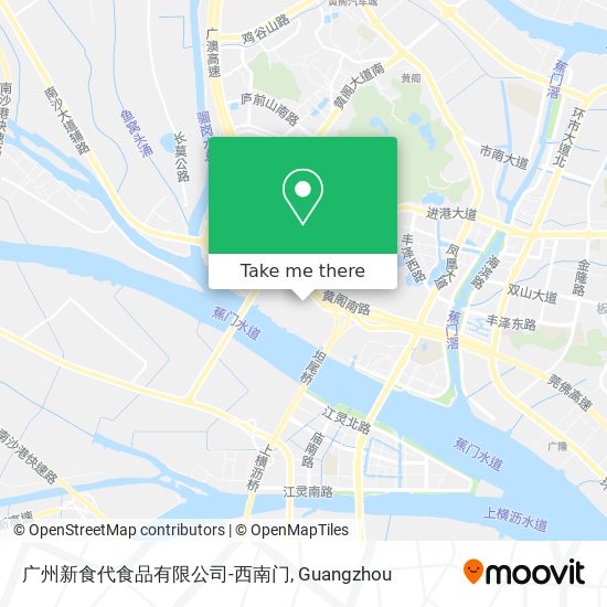 广州新食代食品有限公司-西南门 map