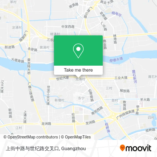 上街中路与世纪路交叉口 map