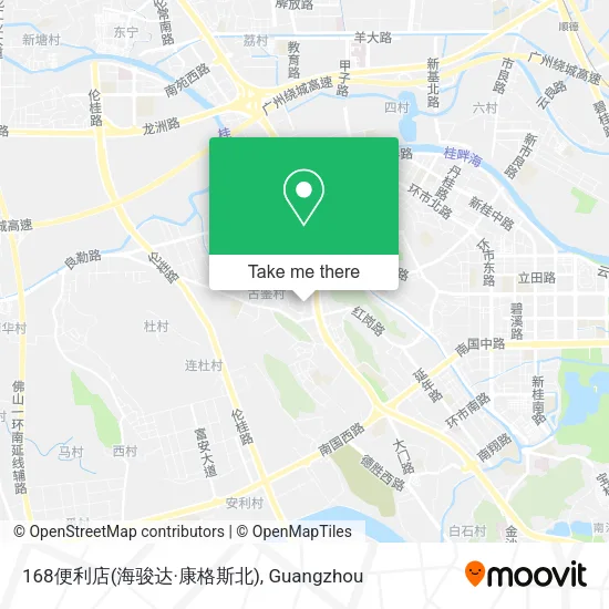 168便利店(海骏达·康格斯北) map