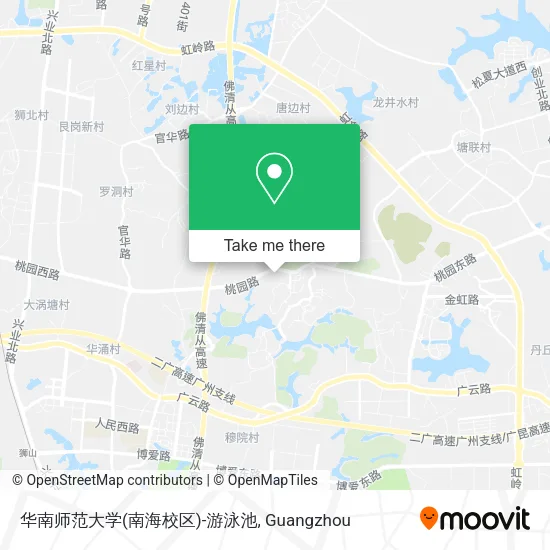 华南师范大学(南海校区)-游泳池 map
