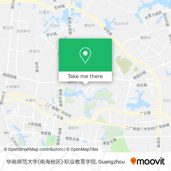 华南师范大学(南海校区)-职业教育学院 map