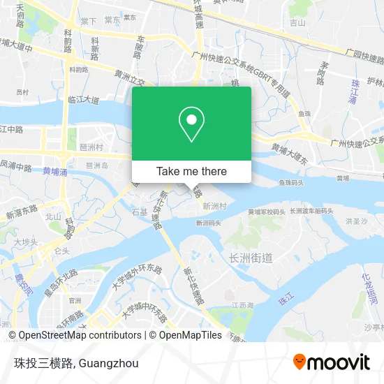 珠投三横路 map