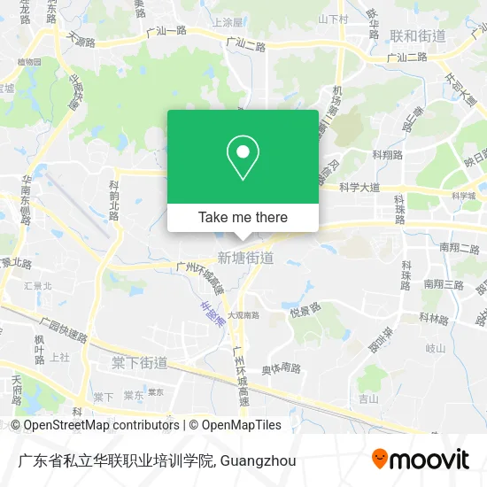 广东省私立华联职业培训学院 map