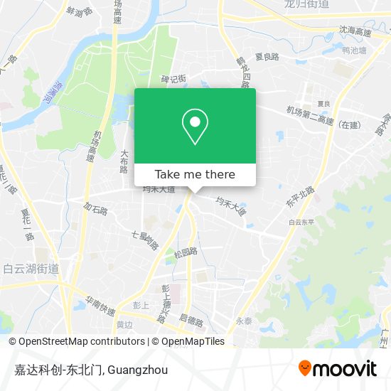 嘉达科创-东北门 map
