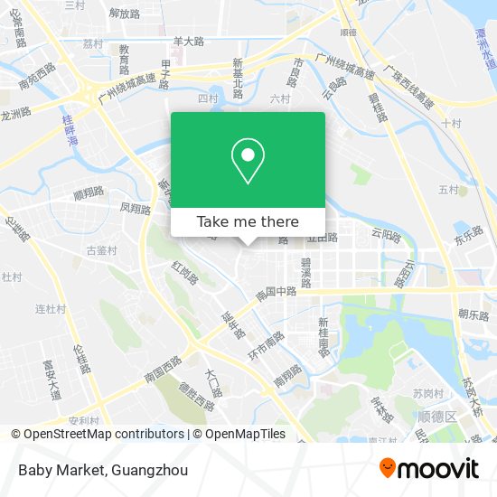 Baby Market map