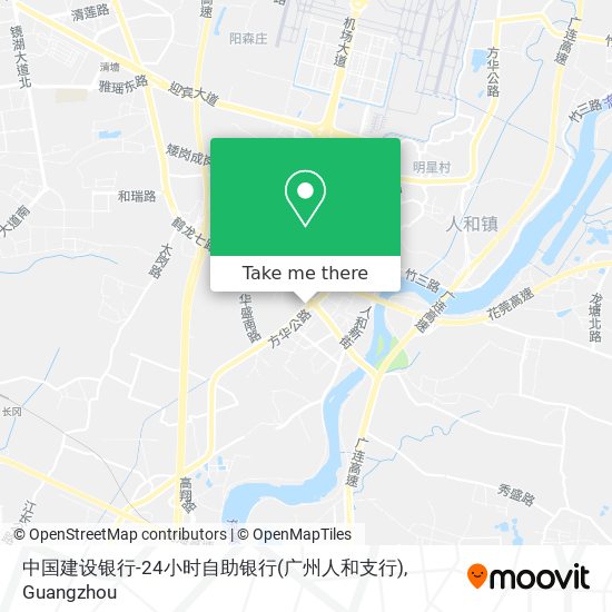 中国建设银行-24小时自助银行(广州人和支行) map