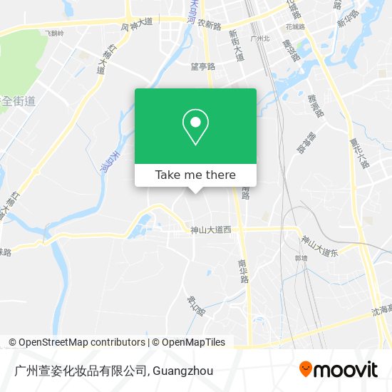 广州萱姿化妆品有限公司 map