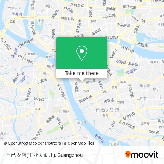 自己衣店(工业大道北) map