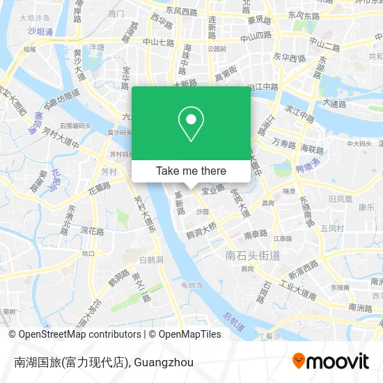 南湖国旅(富力现代店) map
