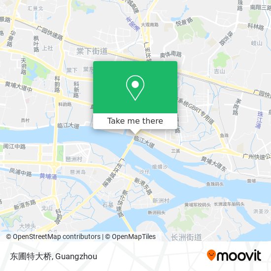 东圃特大桥 map