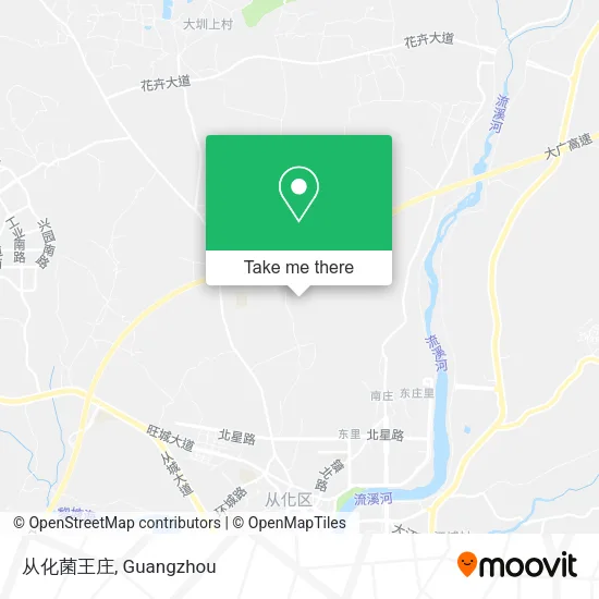 从化菌王庄 map