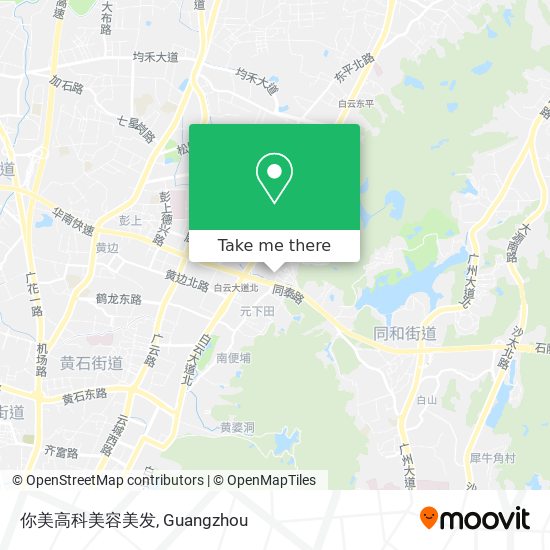 你美高科美容美发 map