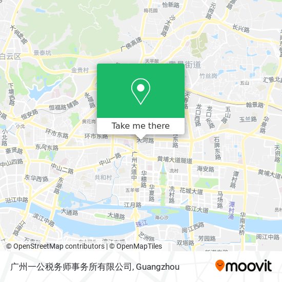 广州一公税务师事务所有限公司 map