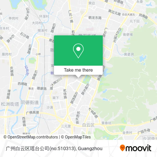 广州白云区瑶台公司(no:510313) map
