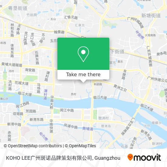 KOHO LEE广州斑诺品牌策划有限公司 map