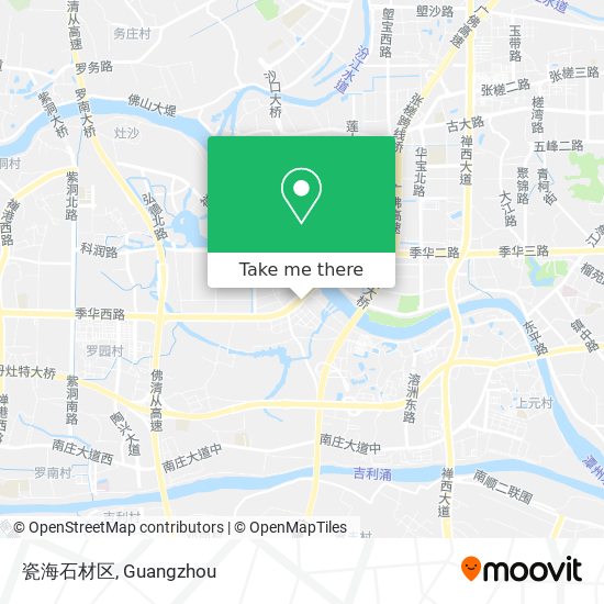 瓷海石材区 map