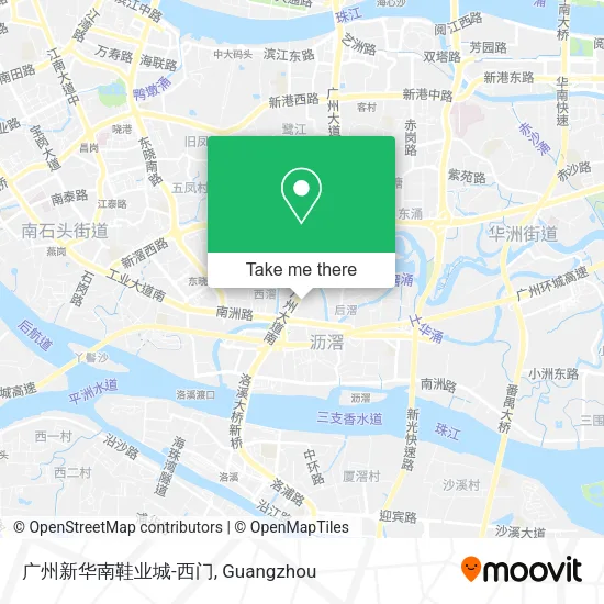 广州新华南鞋业城-西门 map