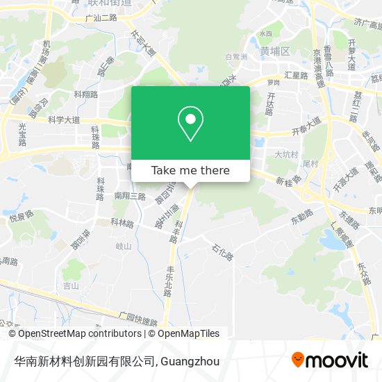 华南新材料创新园有限公司 map