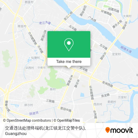 交通违法处理终端机(龙江镇龙江交警中队) map
